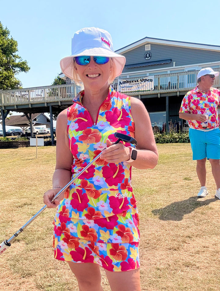 2026 “Elmay” Floral Print Par Tee Golf Dress