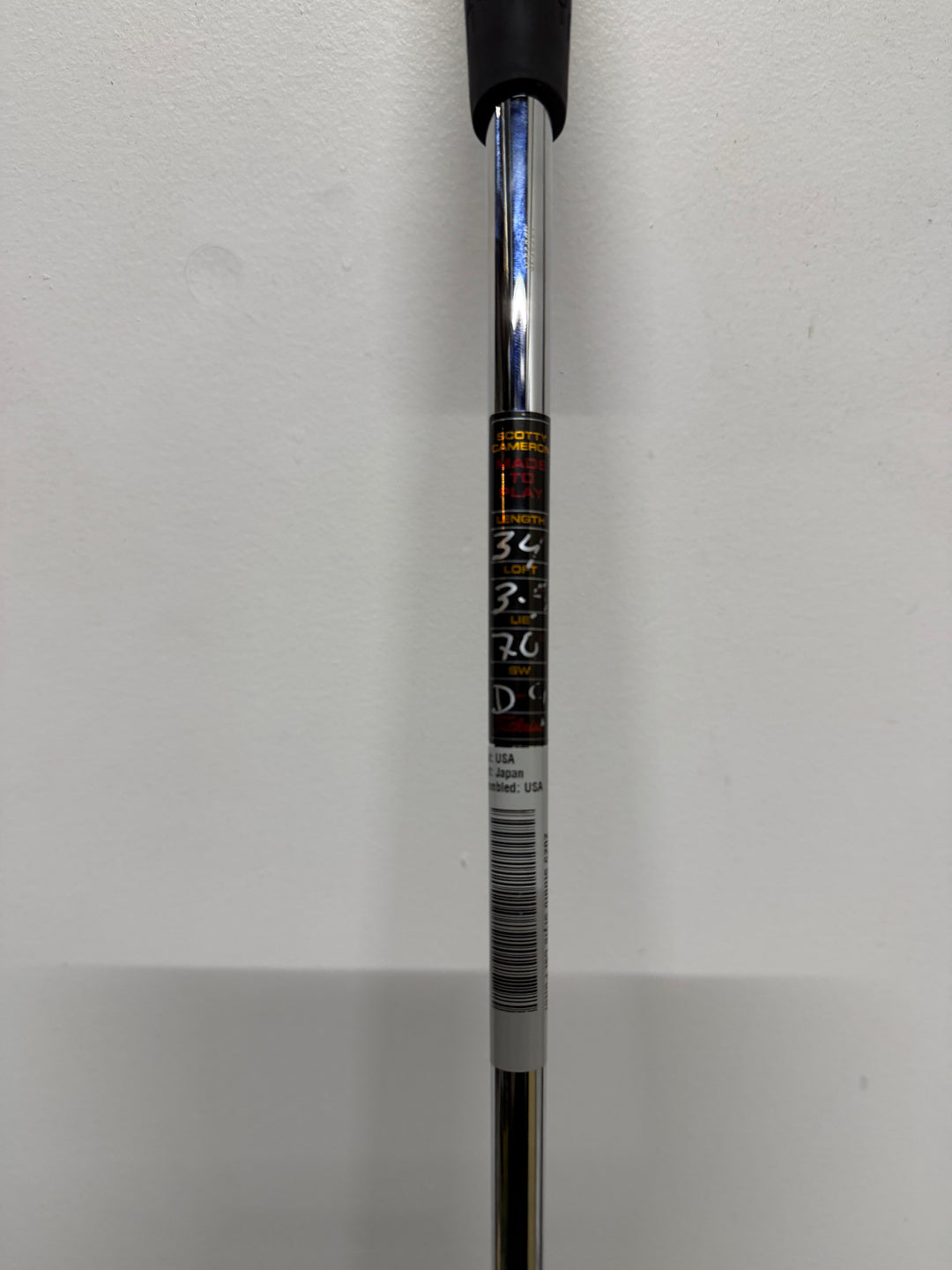 Store Display Demo Scotty Cameron Studio Style Catalina Putter - 34" RH