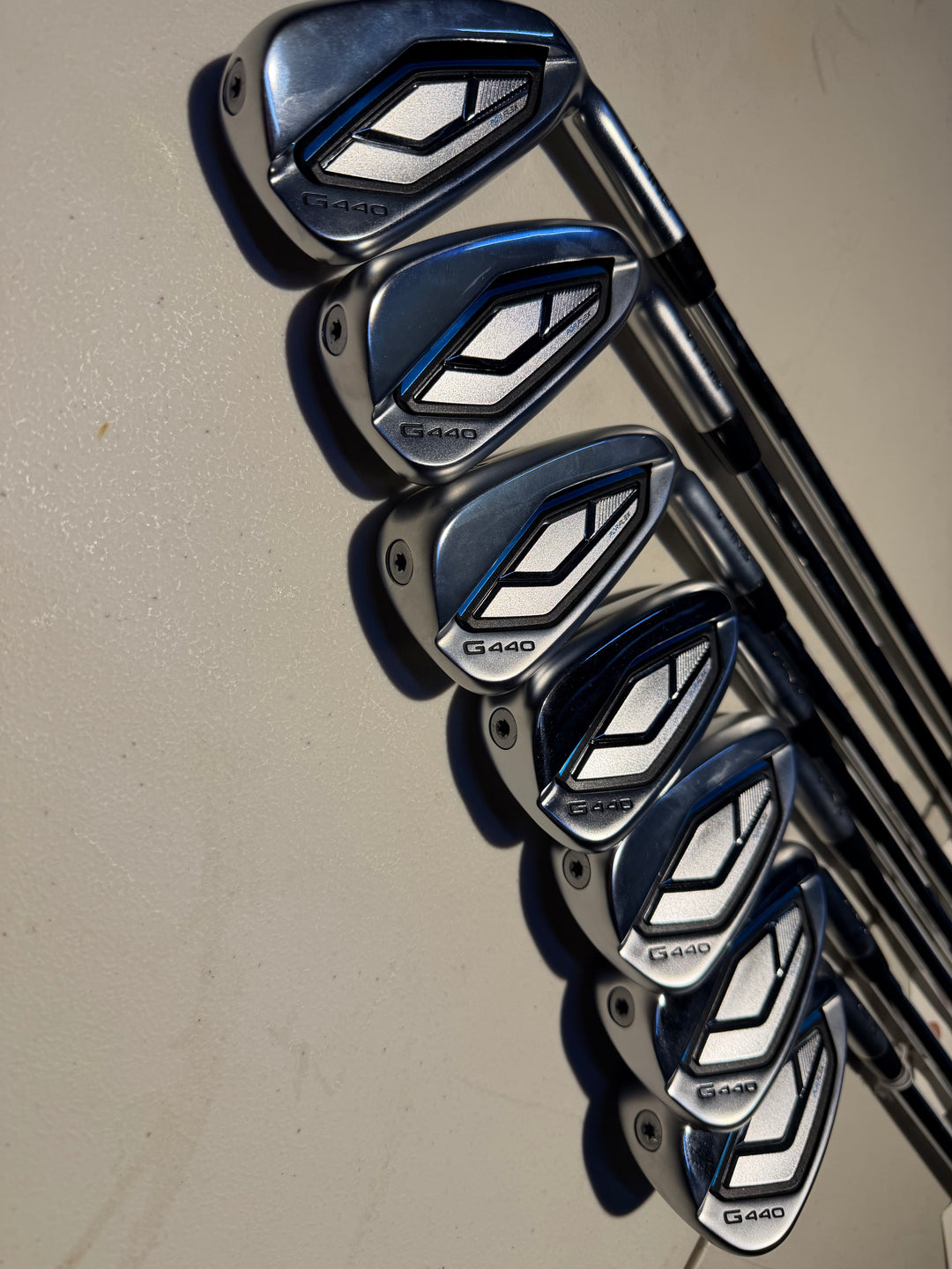 PING G440 Irons 5i-PW+UW AWT 3.0 Black Stiff Right Hand - Store Display Demo