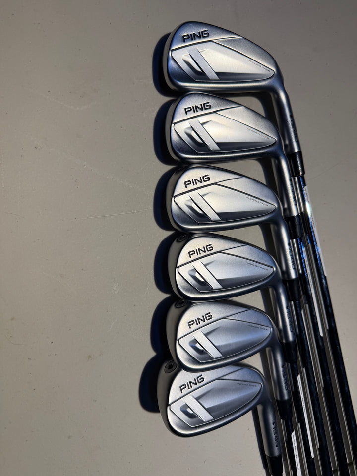 PING i540 Irons 5i-PW AWT 3.0 Black Stiff Right Hand - Store Display Demo