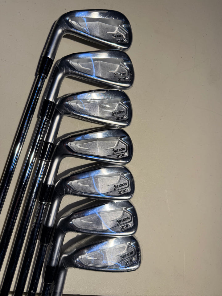Srixon ZX4 Irons 4i-PW KBS Tour Lite Regular Left Hand - Store Display Demo