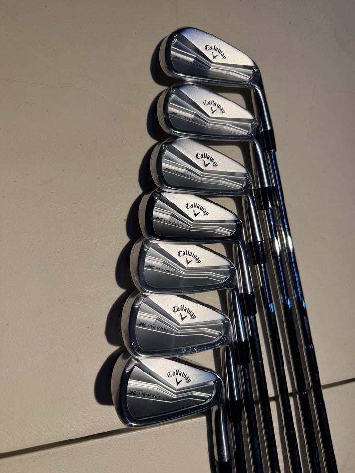 Callaway X Forged Irons 4i-PW Dynamic Gold Mid 115 S300 Right Hand - Store Display Demo