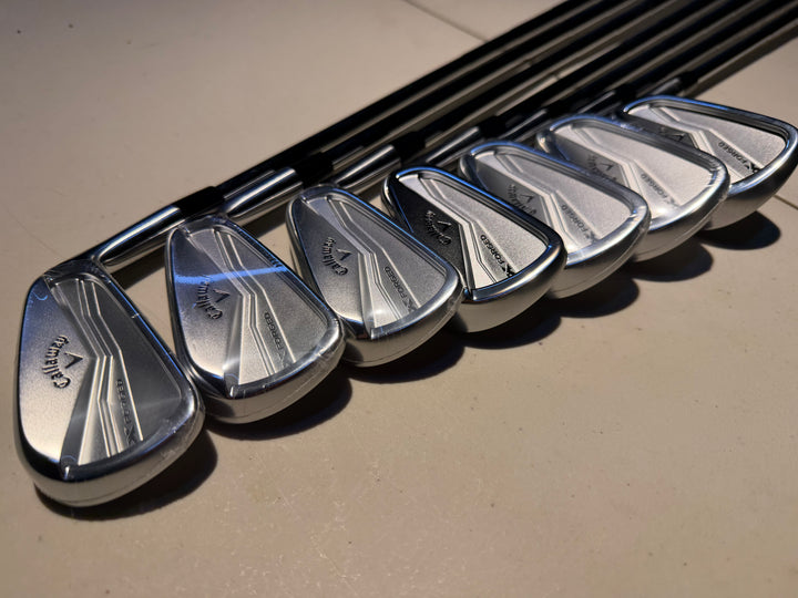 Callaway X Forged Irons 4i-PW Dynamic Gold Mid 115 S300 Right Hand - Store Display Demo