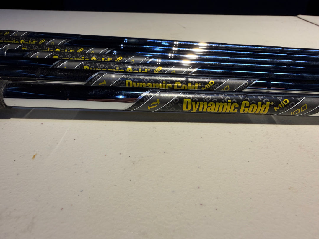 Callaway Apex Ai200 Brushed Copper Irons 5i-AW Dynamic Gold Mid 100 S300 Right Hand - Store Display Demo