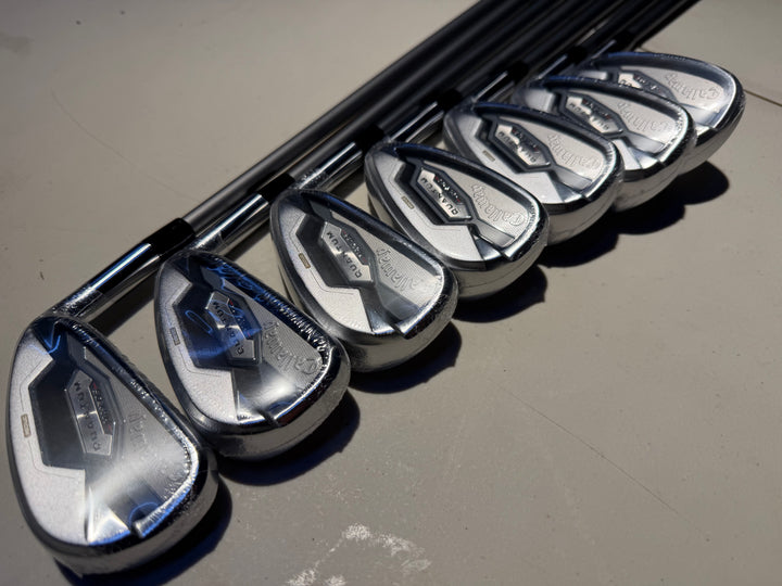 Callaway Quantum Max OS Irons 5i-AW Project X Denali Silver 60 5.5 Right Hand - Store Display Demo