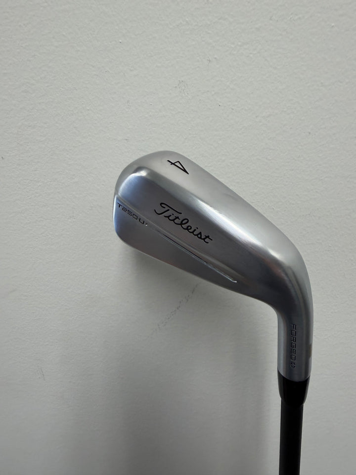 Titleist T250•U Utility 4 Iron HZRDUS 80 HY 6.0 Stiff Right Hand - Store Display Demo