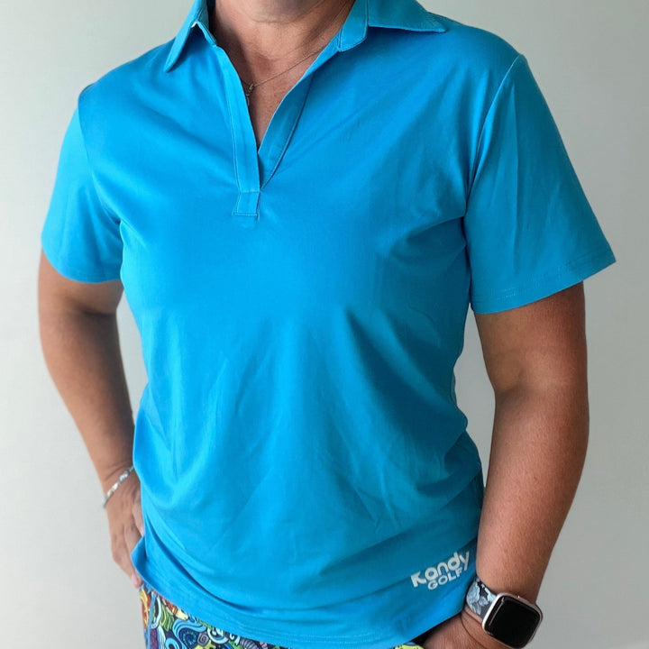 2025 Loose fit Assorted Women's V- neck Polos