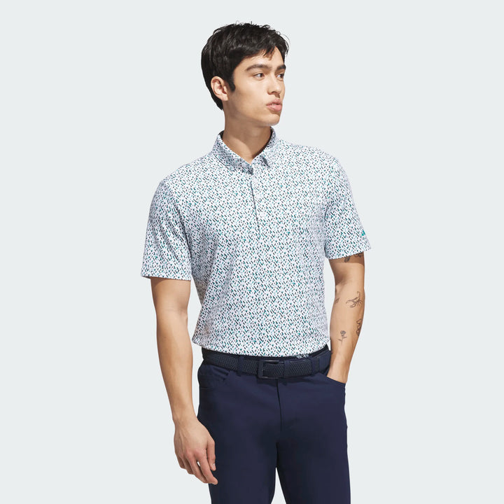 Adidas Micro Argyle Men's Golf Polo