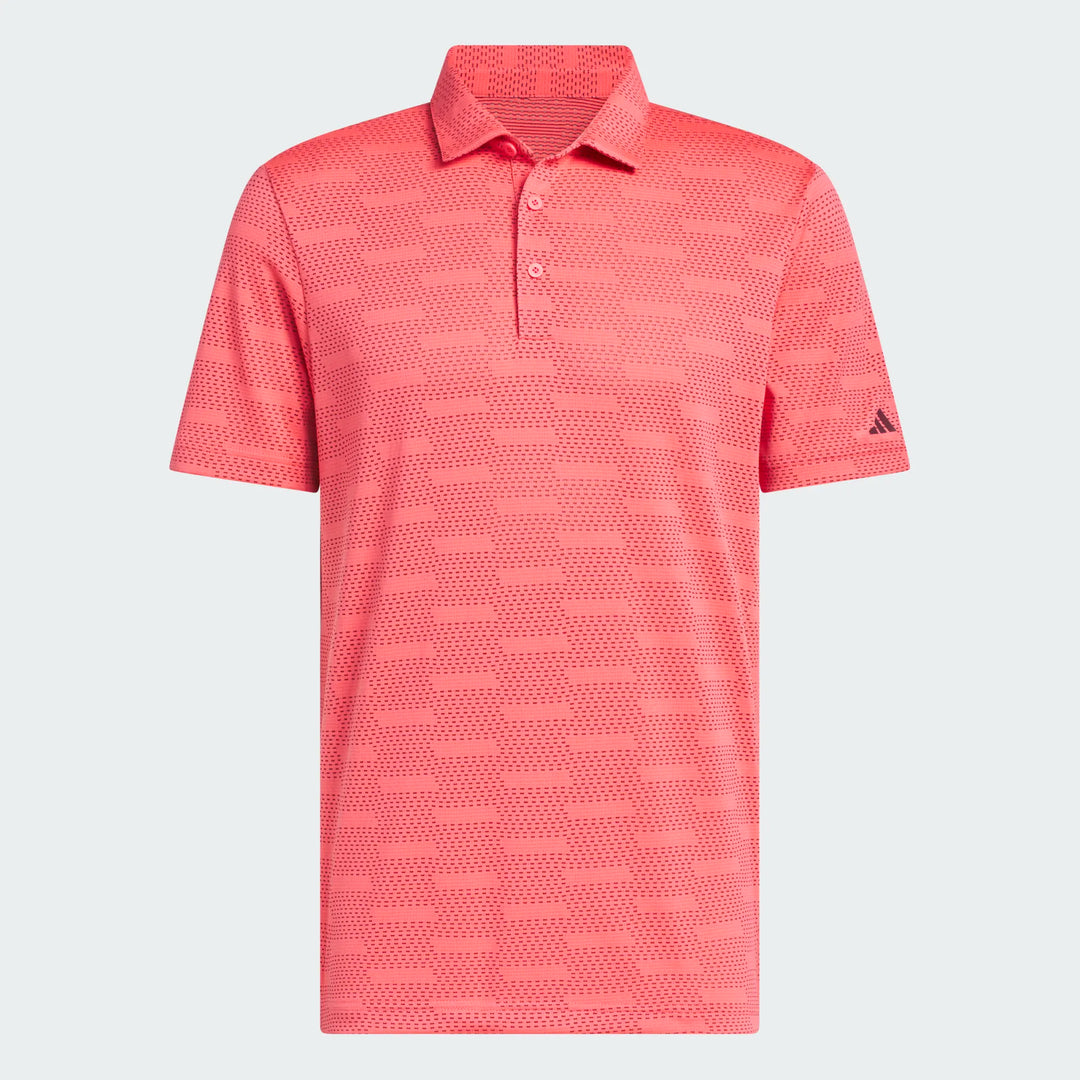 ADIDAS ULTIMATE365 JACQUARD POLO SHIRT