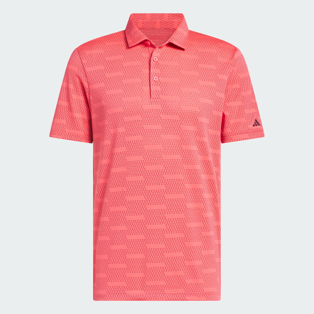 ADIDAS ULTIMATE365 JACQUARD POLO SHIRT