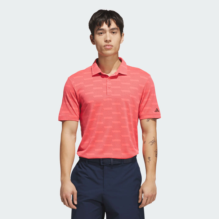 ADIDAS ULTIMATE365 JACQUARD POLO SHIRT