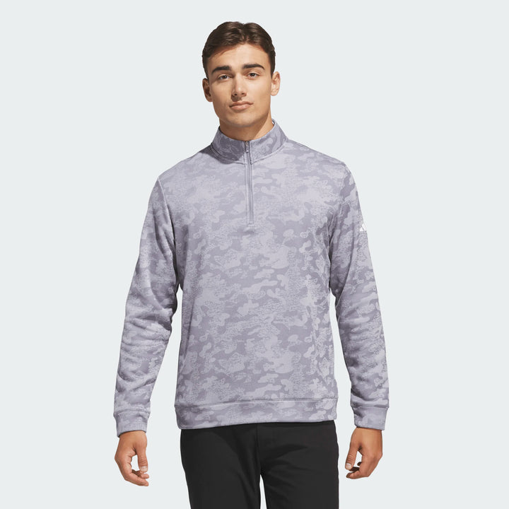 ADIDAS ULTIMATE365 DURABLE WATER REPELLANT QUARTER-ZIP SWEATSHIRT