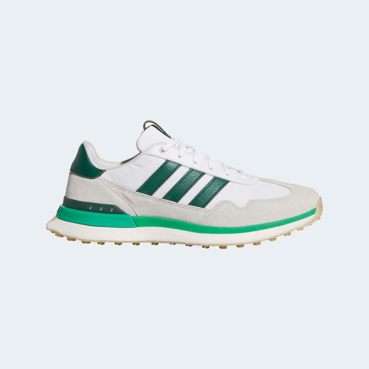 Adidas Men's S2G 26 Textile Spikeless Golf Shoes - White/Green