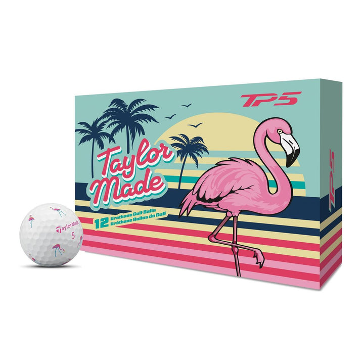 TaylorMade Flamingo Pool Club TP5/TP5x Golf Balls