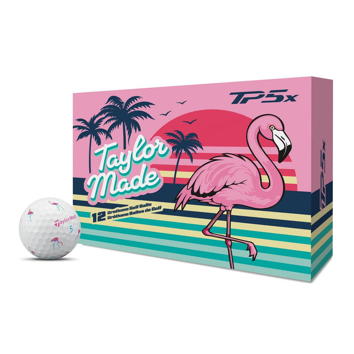 TaylorMade Flamingo Pool Club TP5/TP5x Golf Balls
