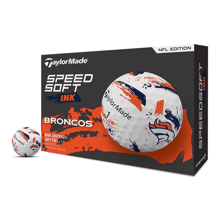 TaylorMade SpeedSoft Ink NFL Golf Balls