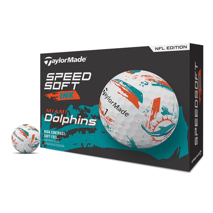 TaylorMade SpeedSoft Ink NFL Golf Balls