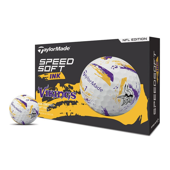 TaylorMade SpeedSoft Ink NFL Golf Balls