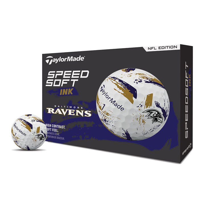 TaylorMade SpeedSoft Ink NFL Golf Balls