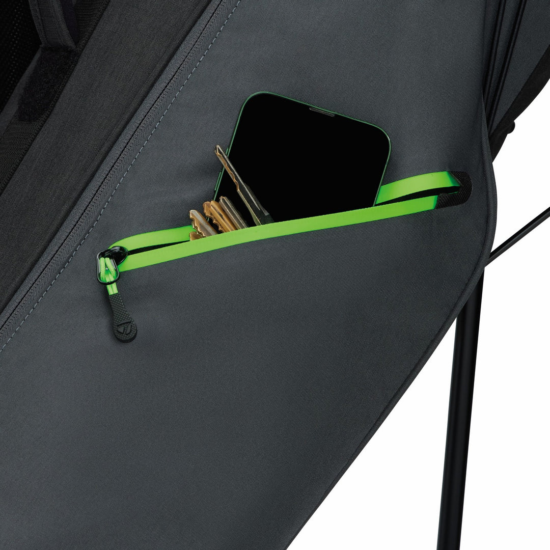 TaylorMade FlexTech Carry Stand Bag - Grey/Black/Green - view 3