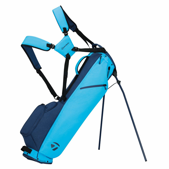 TaylorMade FlexTech Carry Stand Bag - Navy/Cyan