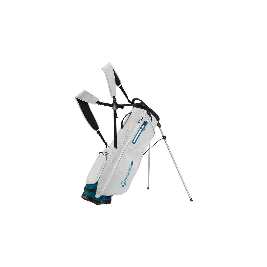 TaylorMade FlexTech Super Lite Golf Bag - Silver/Navy