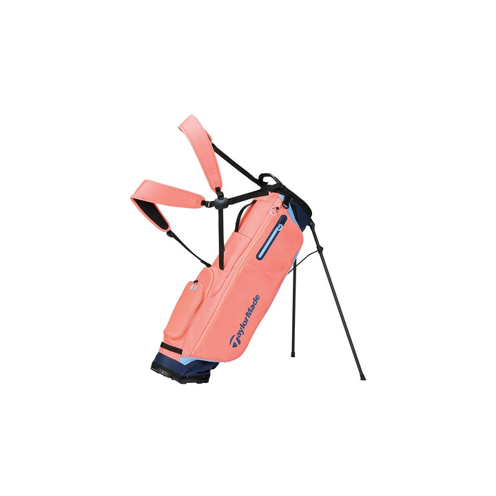 TaylorMade FlexTech Super Lite Golf Bag - Coral/Navy