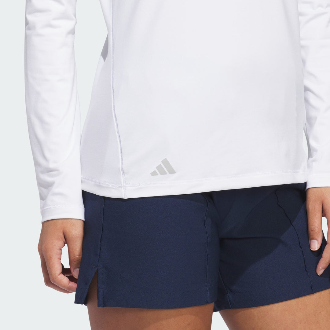 adidas Women's Performance Golf Hoodie White HT1275 - hood detail
