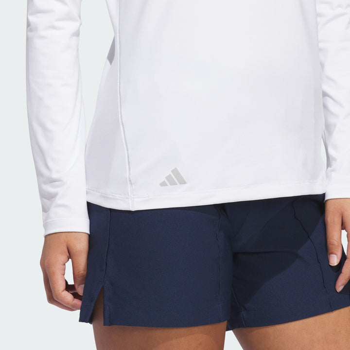 adidas Women's Performance Golf Hoodie White HT1275 - hood detail