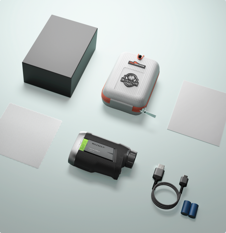 MILESEEY PF260 Tour Golf Rangefinder with Slope Switch