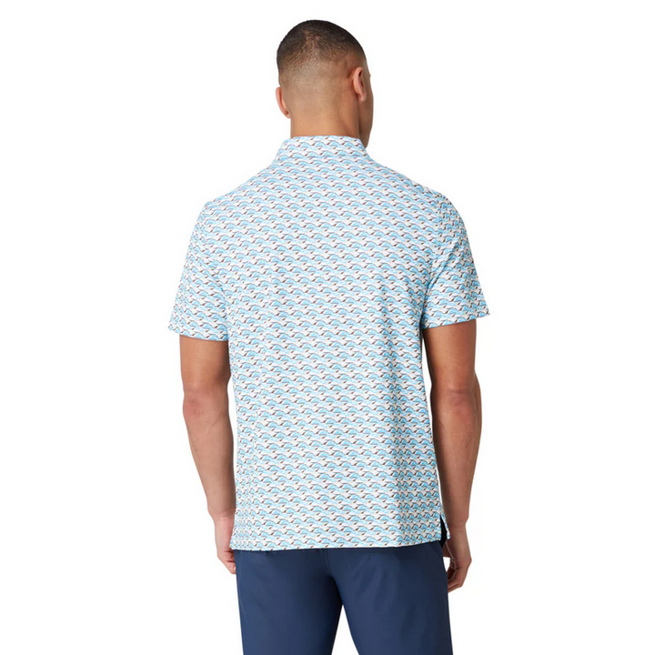 Layered Umbrella Print Polo