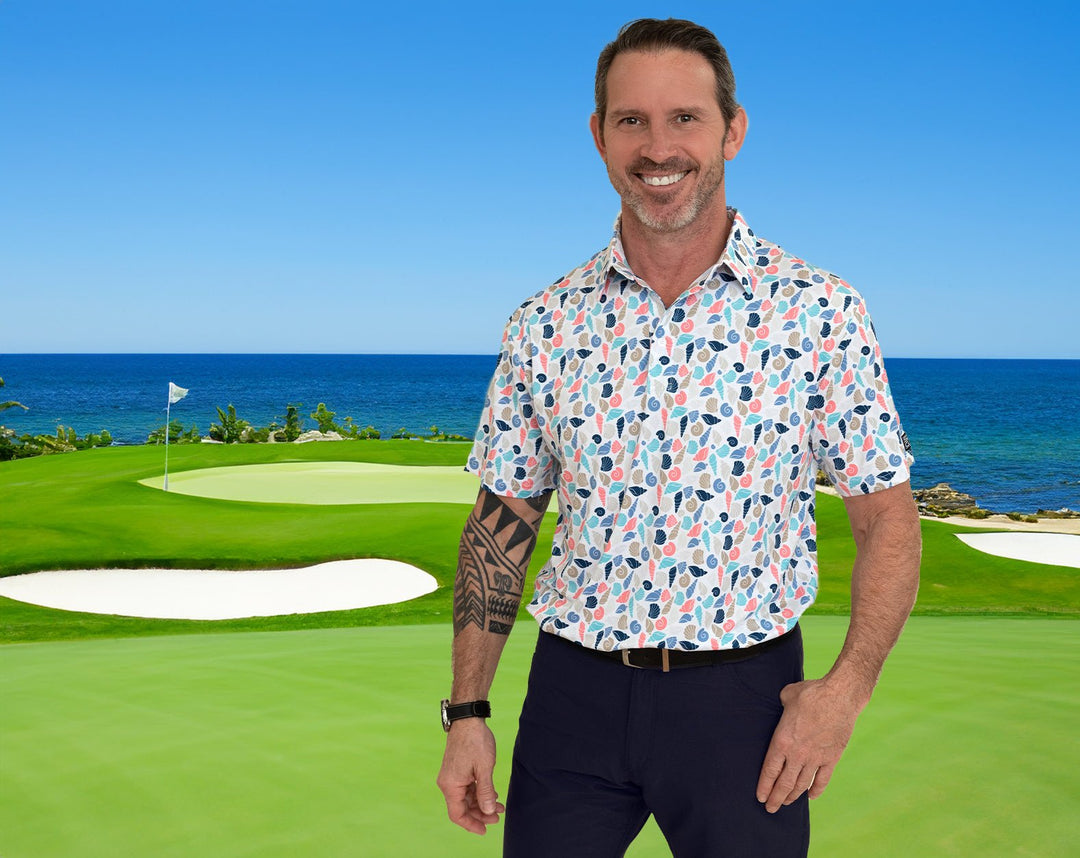 Shell of a Time Men's Polo