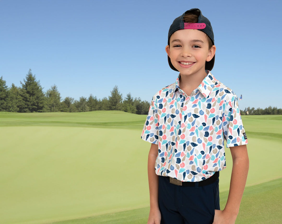 Shell of A Time Youth Polo