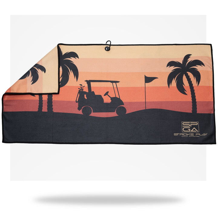 Summer Sunset Golf Towel