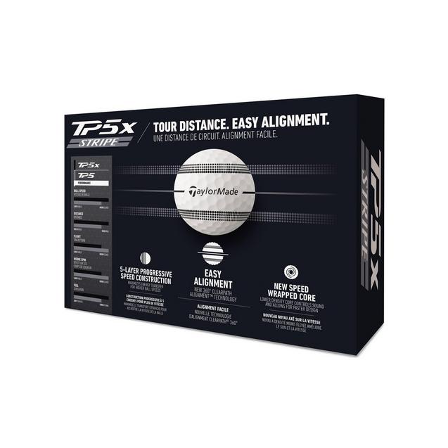 TaylorMade TP5x Golf Balls - Stripe (BUY 3 GET 1 FREE)