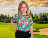 Tropical Bomb Youth Golf Polo