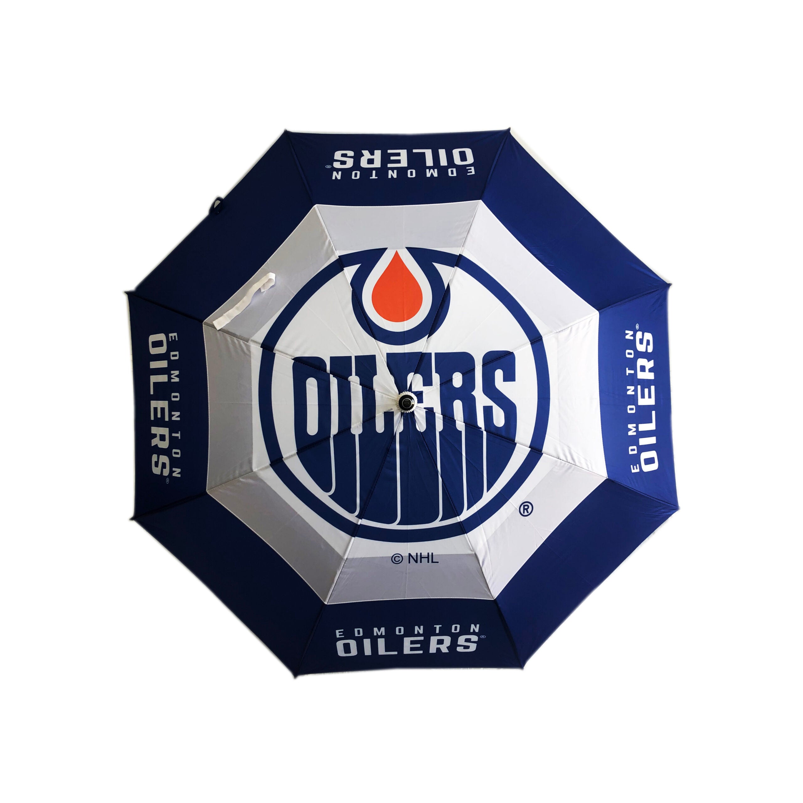 60-inch Edmonton Oilers Gust‑Proof Umbrella – CaddyPro – NIAGARA GOLF ...