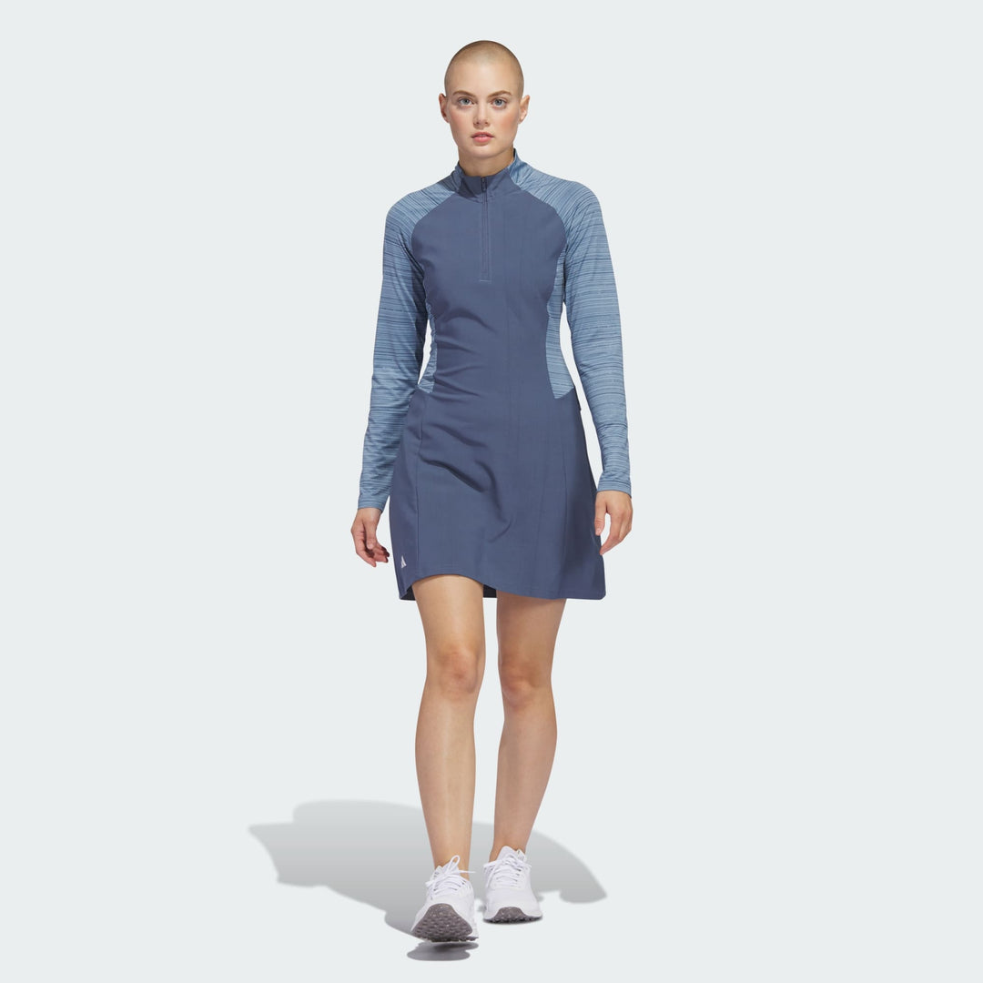Adidas Ultimate365 Long Sleeve Dress - Blue