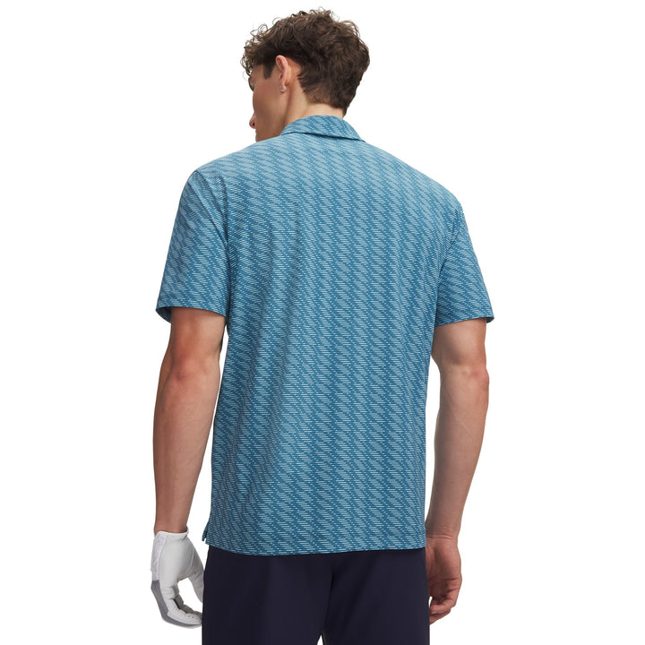 UA Drive Chill Printed Men's Polo Back