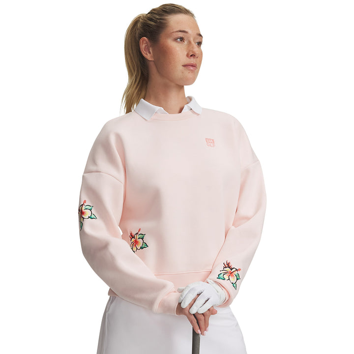 UA Icon Golf Trip Women's Crew Front