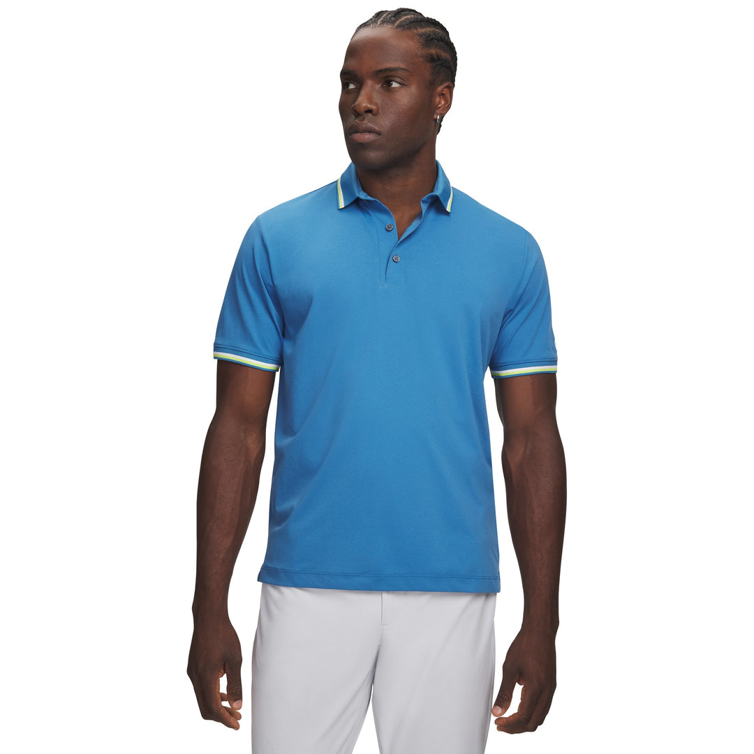 UA ArmourDry Rib Men's Polo - Distant Gray