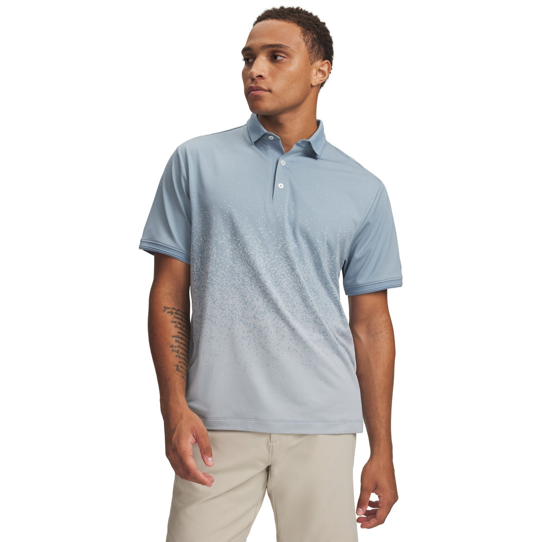 UA ArmourDry Jacquard Men's Polo - Lime Surge