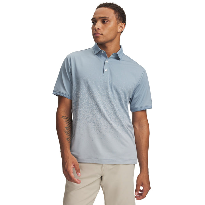 UA ArmourDry Jacquard Men's Polo - Lime Surge