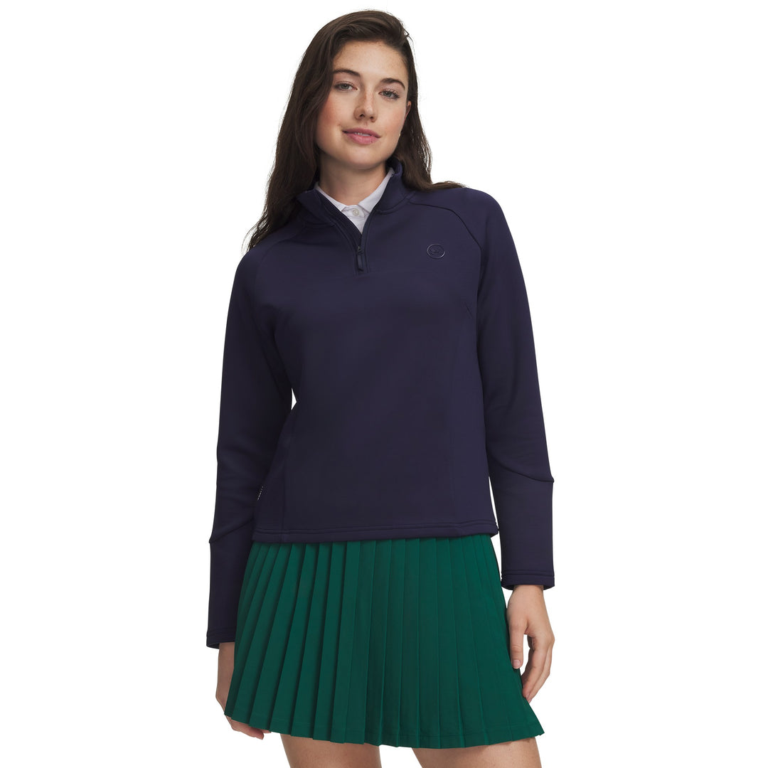 UA Drive Midlayer Women's Quarter Zip - Midnight Navy