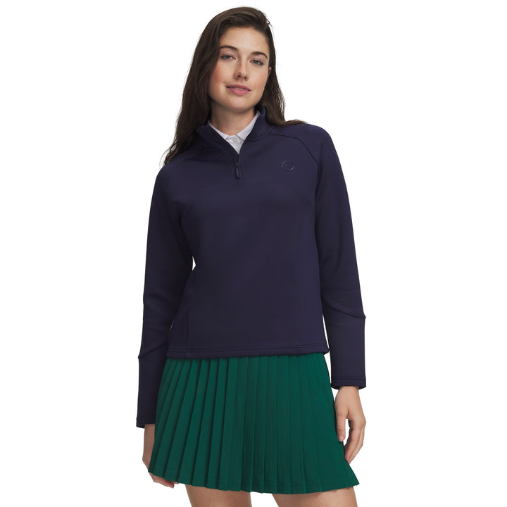 UA Drive Midlayer Women's Quarter Zip - Midnight Navy