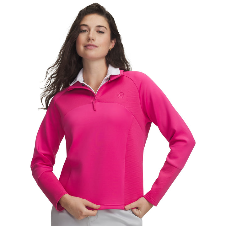 UA Drive Midlayer Women's Quarter Zip - Halo Gray