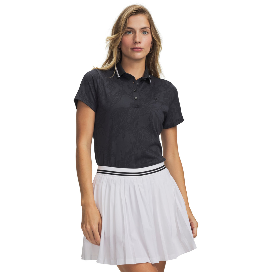 UA ArmourDry Jacquard Women's Polo - Black