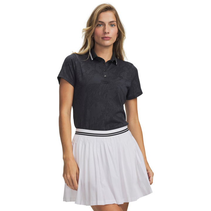 UA ArmourDry Jacquard Women's Polo - Black