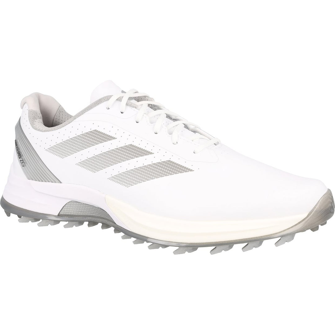 Adidas Adizero ZG Spikeless Golf Shoes White/Silver IE3528