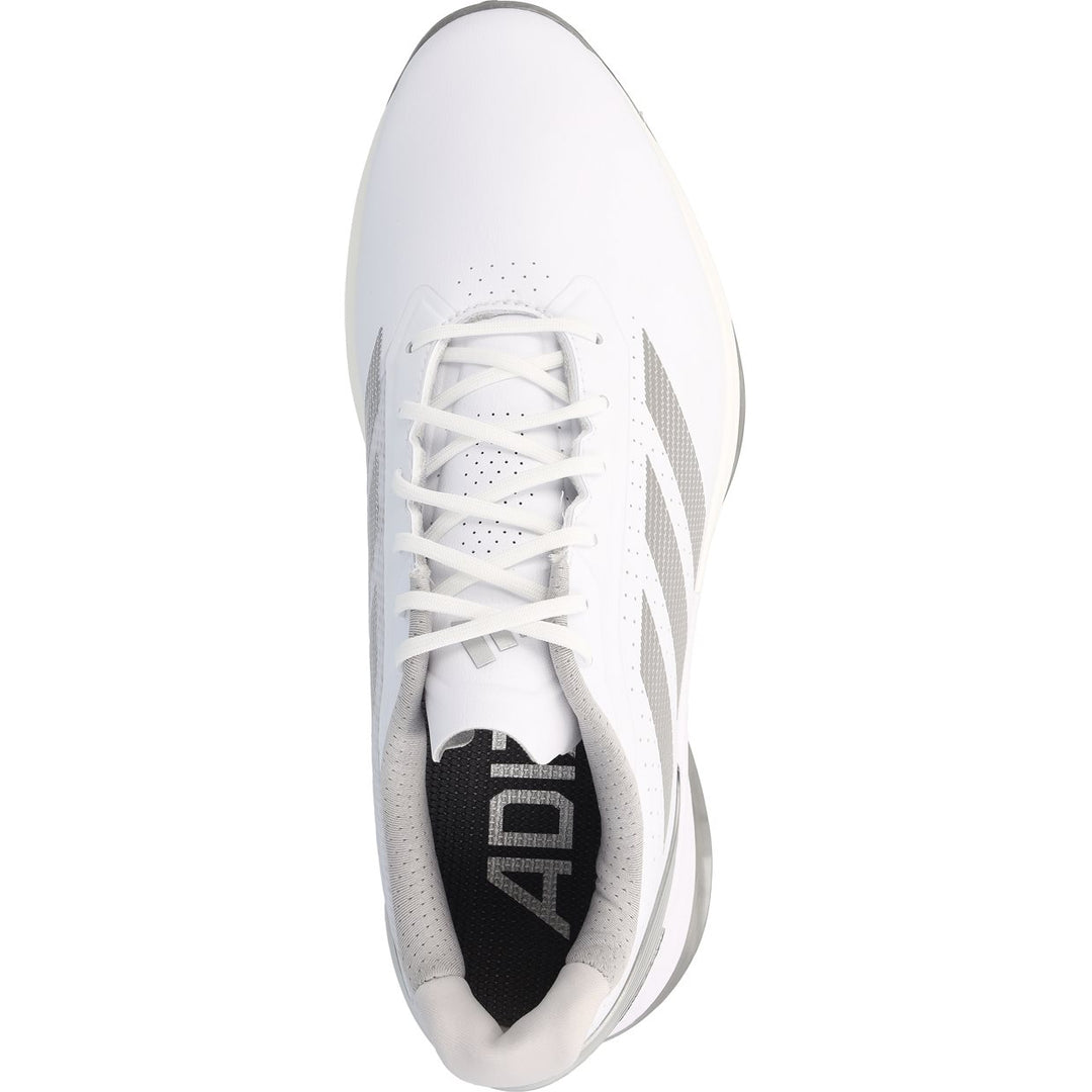 Adidas Adizero ZG Spikeless Golf Shoes White/Silver IE3528 - top